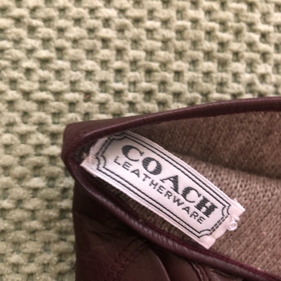 Coach leather gloves - Picture 4 of 10